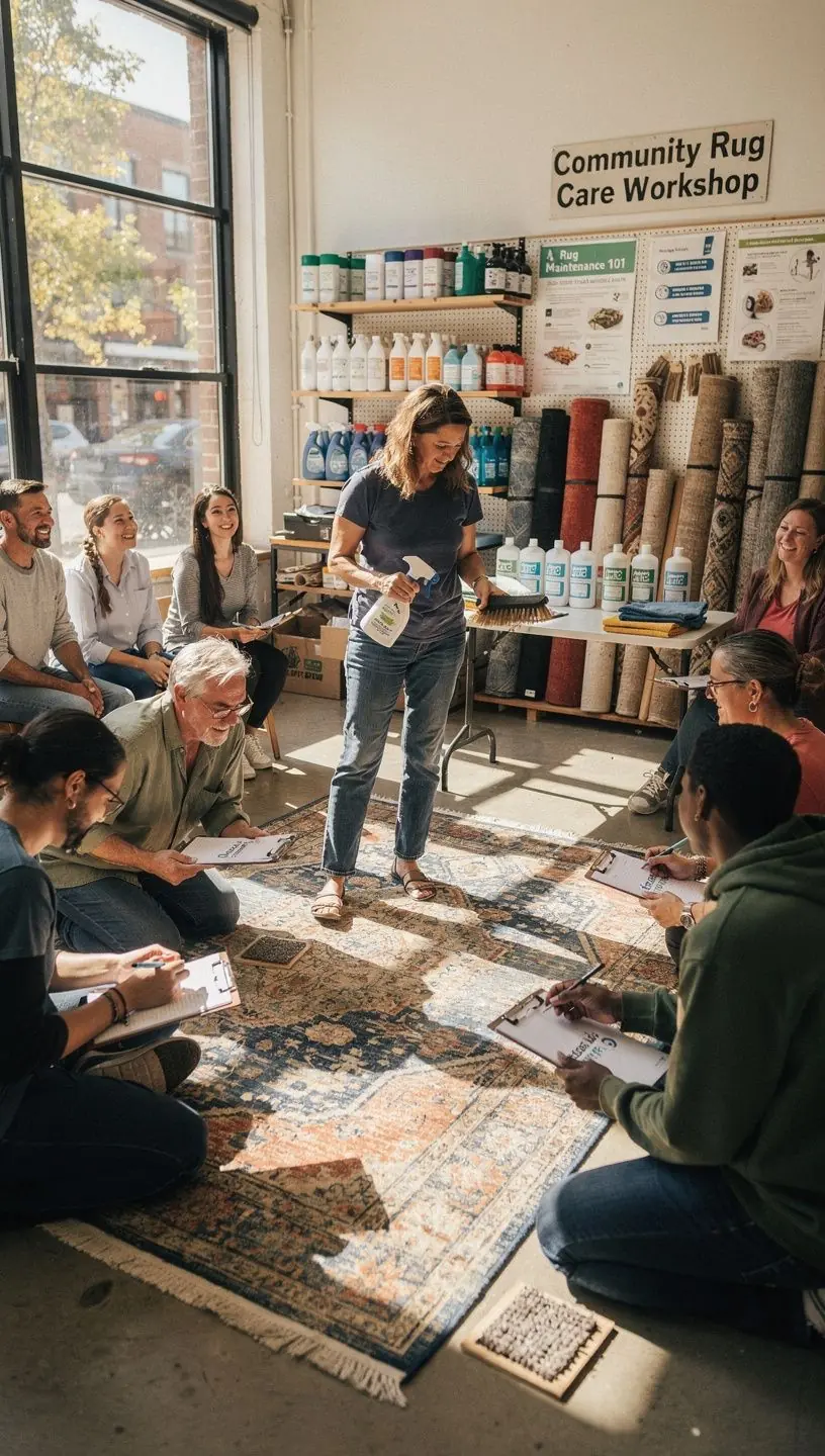 Preparation tips for long-term carpet storage